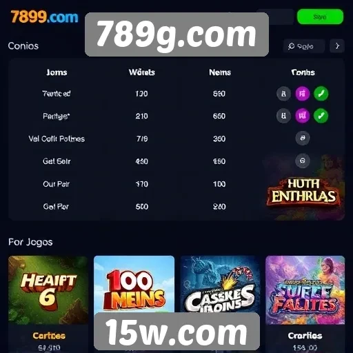 Comparação de jogos populares disponíveis em 789g.com