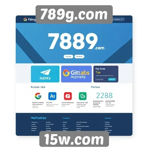 Interface do usuário do site 789g.com